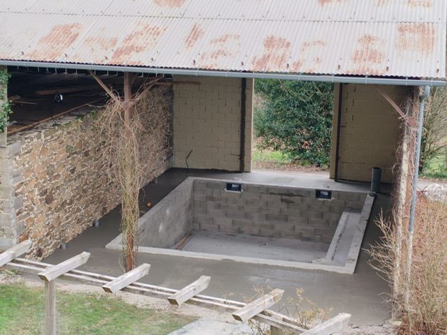 Structure béton pour piscine — BPA TP