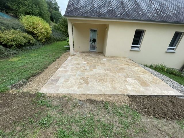 Terrasse en pierre naturelle — BPA TP